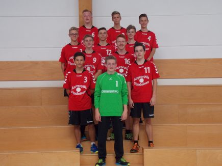 v.o.l. Leon Arand, Bennet Meißner, Dominic Hellmich Alexander Brauer, Morris Bache, Tim Gerstner Maximilian Thierbach, Lucas Hanke Cristian Schneider, Tom Czudaj Florian Körnich (es fehlen Lukas Koppatz und Justin Ortmann)