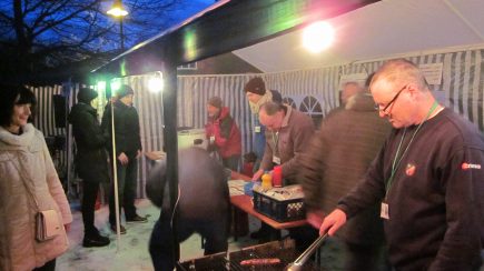 Uwe kümmert sich wie immer um das leibliche Wohl