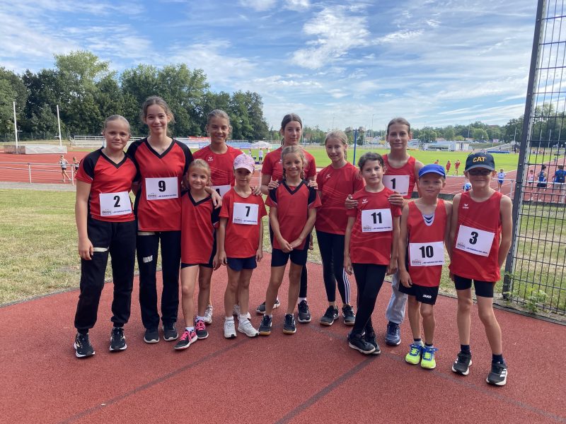U10-Leichtathletikteam des BSC Victoria – mit Teamgeist zum Vizekreismeistertitel